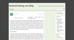 Desktop Screenshot of blog.muslimclothing.com